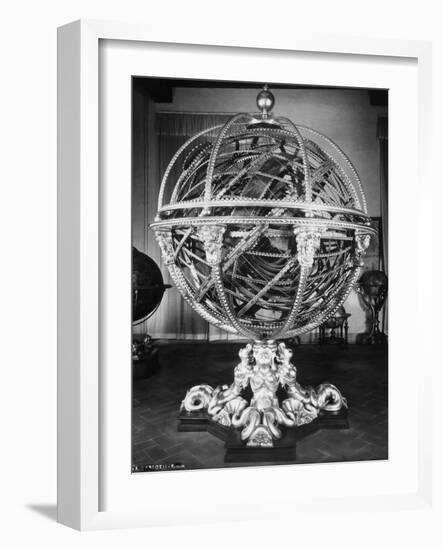 Complex Armillary Sphere in Museum-null-Framed Giclee Print