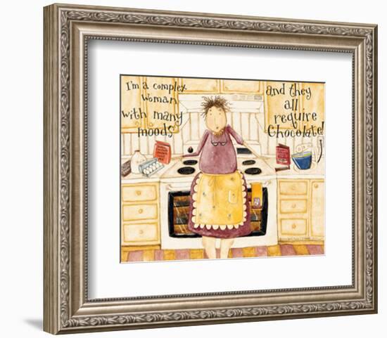 Complex Woman Humor-Dan Dipaolo-Framed Art Print