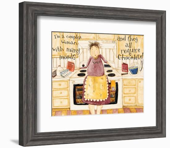 Complex Woman Humor-Dan Dipaolo-Framed Art Print