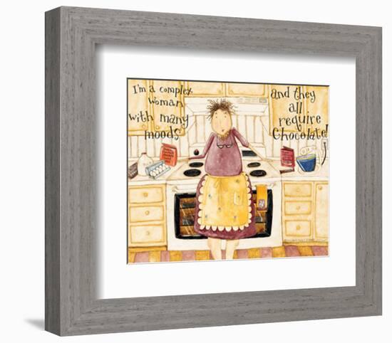 Complex Woman Humor-Dan Dipaolo-Framed Art Print