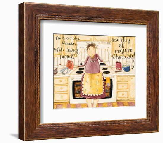 Complex Woman Humor-Dan Dipaolo-Framed Art Print