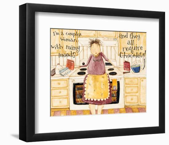 Complex Woman Humor-Dan Dipaolo-Framed Art Print