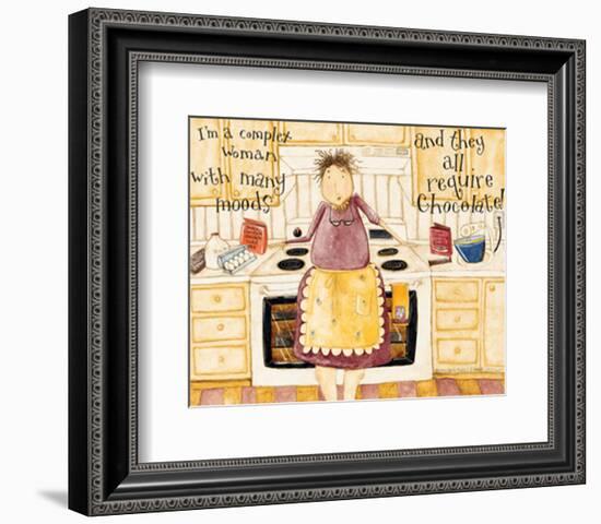 Complex Woman Humor-Dan Dipaolo-Framed Art Print