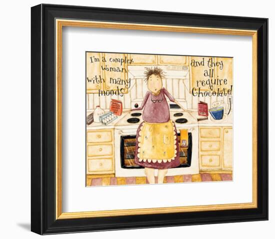 Complex Woman Humor-Dan Dipaolo-Framed Art Print