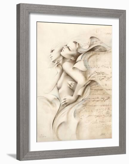 Complicité II-Gerard Daran-Framed Limited Edition