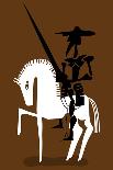 Don Quixote Knight and His Horse-Complot-Art Print