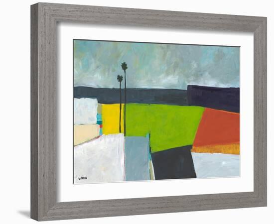 Composed Earth-Jan Weiss-Framed Art Print