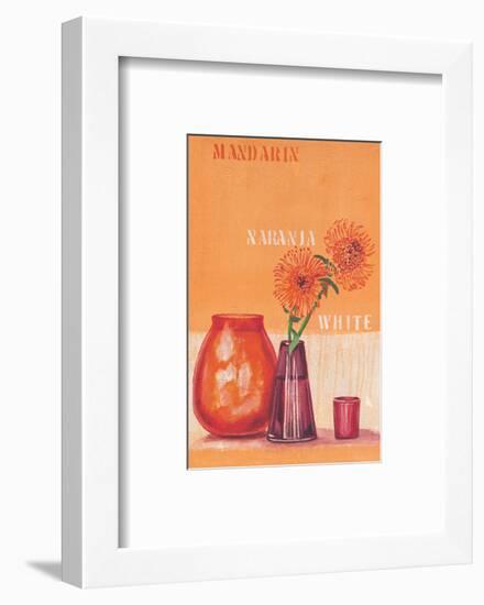 Composed in Orange-Anna Flores-Framed Art Print