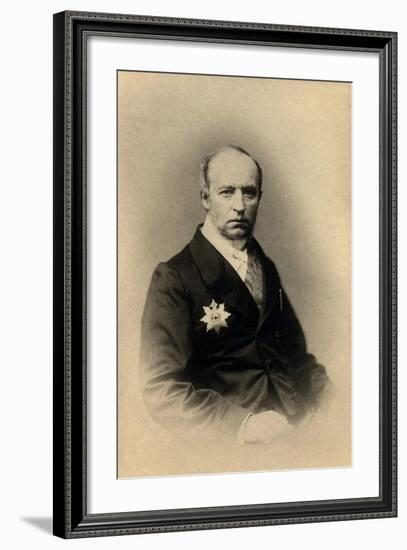 Composer and Writer Prince Vladimir Fyodorovich Odoevsky (1803-186), 1860S-Sergei Lvovich Levitsky-Framed Giclee Print