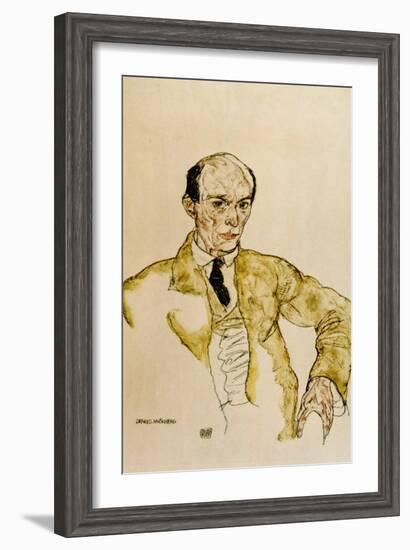 Composer Arnold Schoenberg, 1917-Egon Schiele-Framed Giclee Print