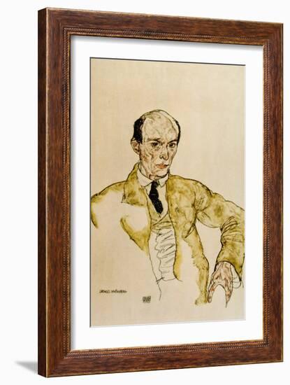 Composer Arnold Schoenberg, 1917-Egon Schiele-Framed Giclee Print