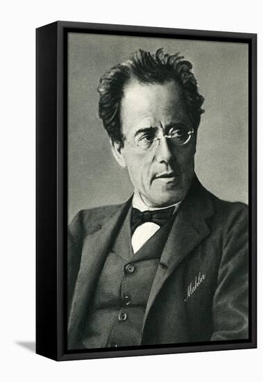 Composer Gustav Mahler-null-Framed Stretched Canvas