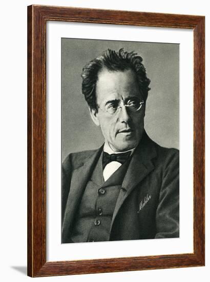 Composer Gustav Mahler-null-Framed Art Print