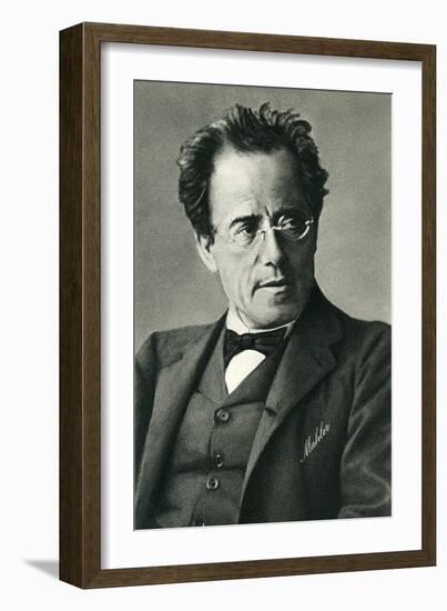 Composer Gustav Mahler-null-Framed Premium Giclee Print