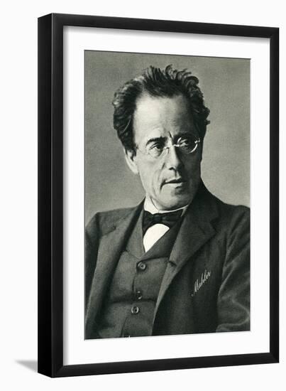 Composer Gustav Mahler-null-Framed Premium Giclee Print
