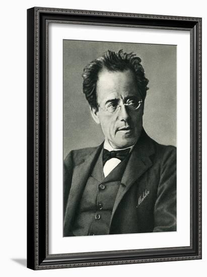 Composer Gustav Mahler-null-Framed Premium Giclee Print