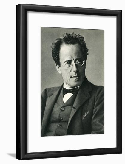 Composer Gustav Mahler-null-Framed Premium Giclee Print