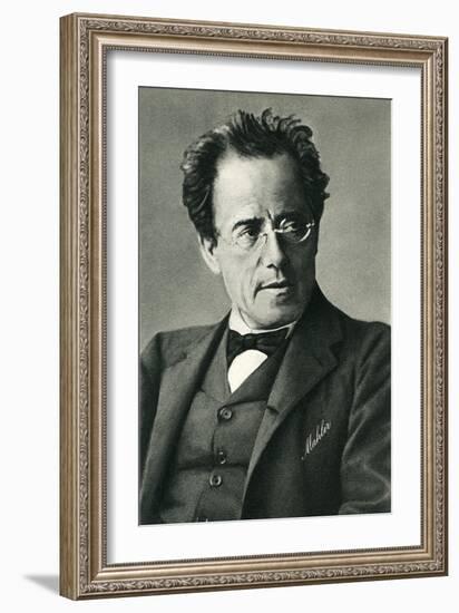 Composer Gustav Mahler-null-Framed Art Print