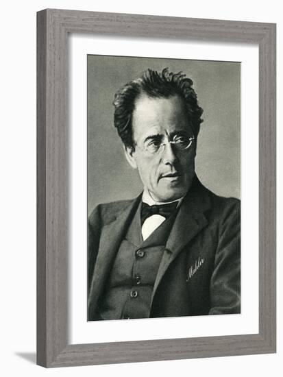 Composer Gustav Mahler-null-Framed Art Print