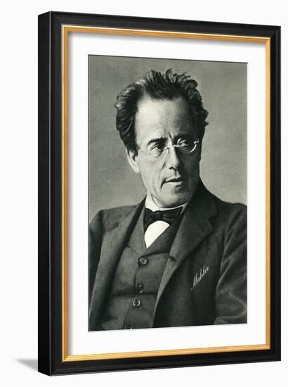 Composer Gustav Mahler-null-Framed Art Print