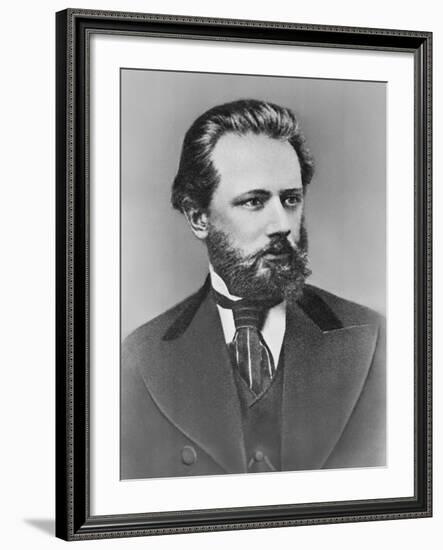 Composer Peter Ilich Tchaikovsky-null-Framed Photographic Print