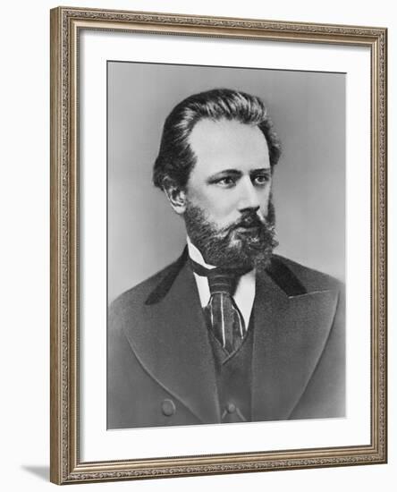 Composer Peter Ilich Tchaikovsky-null-Framed Photographic Print