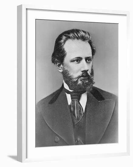 Composer Peter Ilich Tchaikovsky-null-Framed Photographic Print