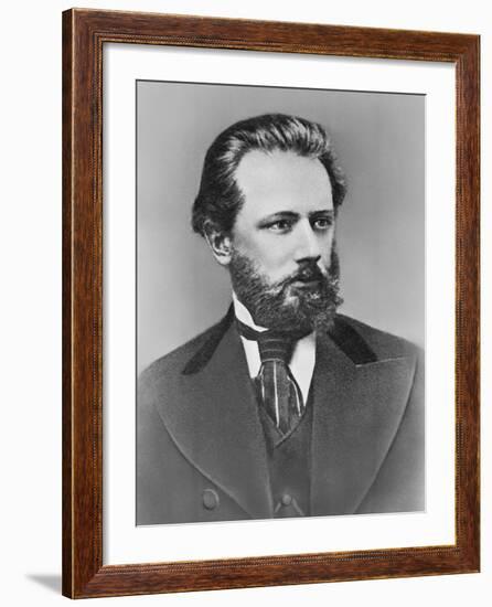 Composer Peter Ilich Tchaikovsky-null-Framed Photographic Print