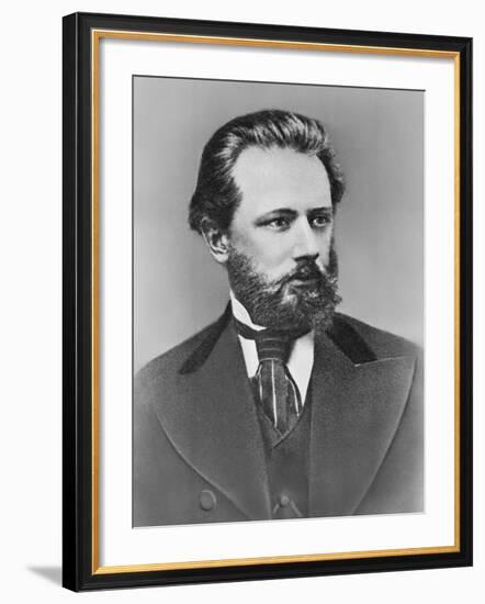 Composer Peter Ilich Tchaikovsky-null-Framed Photographic Print