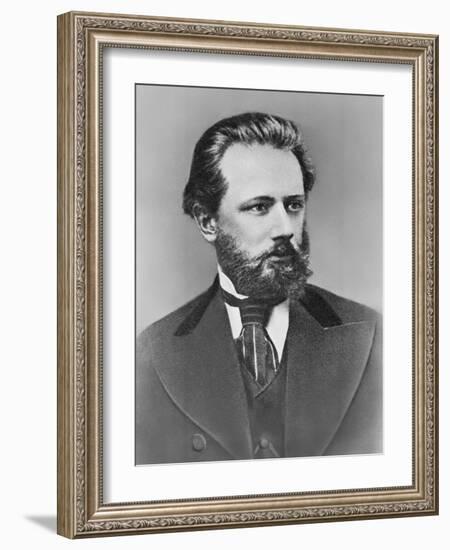 Composer Peter Ilich Tchaikovsky-null-Framed Photographic Print