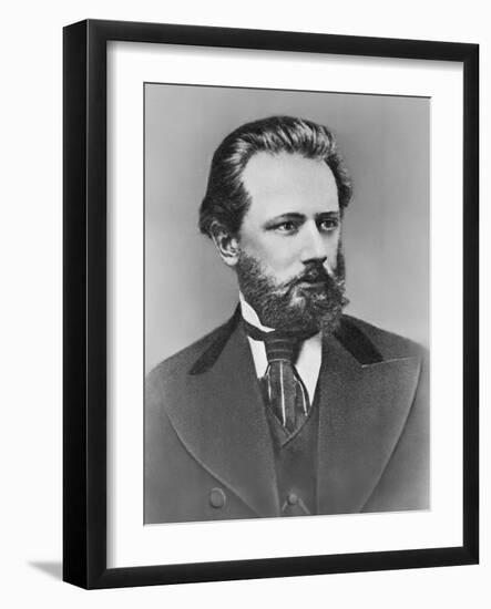 Composer Peter Ilich Tchaikovsky-null-Framed Photographic Print