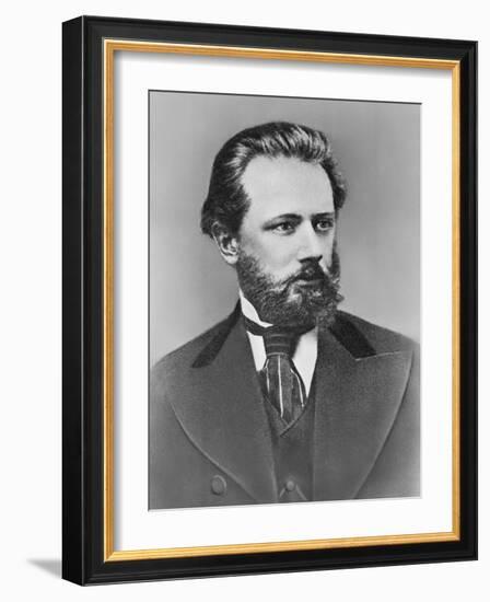 Composer Peter Ilich Tchaikovsky-null-Framed Photographic Print