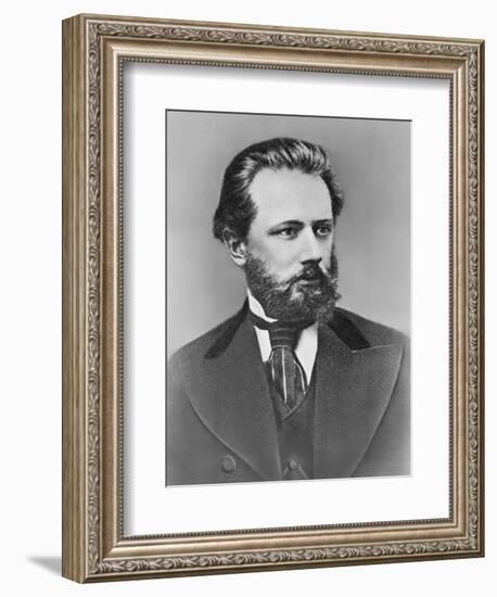 Composer Peter Ilich Tchaikovsky-null-Framed Photographic Print