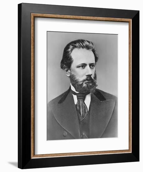 Composer Peter Ilich Tchaikovsky-null-Framed Photographic Print