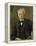 Composer Richard Strauss (1864-1949)-Max Liebermann-Framed Premier Image Canvas