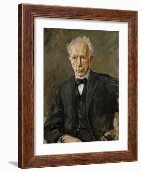 Composer Richard Strauss (1864-1949)-Max Liebermann-Framed Giclee Print