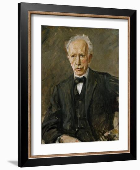 Composer Richard Strauss (1864-1949)-Max Liebermann-Framed Giclee Print