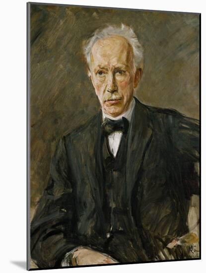 Composer Richard Strauss (1864-1949)-Max Liebermann-Mounted Giclee Print