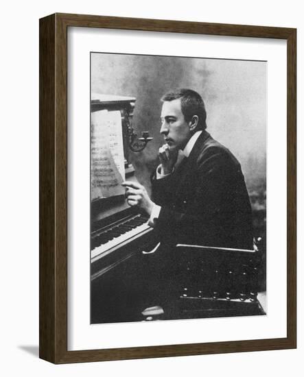 Composer Sergei Rachmaninov (1873-194), 1900s-null-Framed Giclee Print