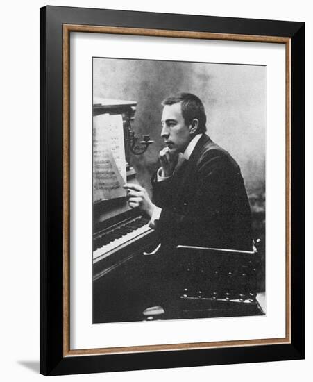 Composer Sergei Rachmaninov (1873-194), 1900s-null-Framed Giclee Print