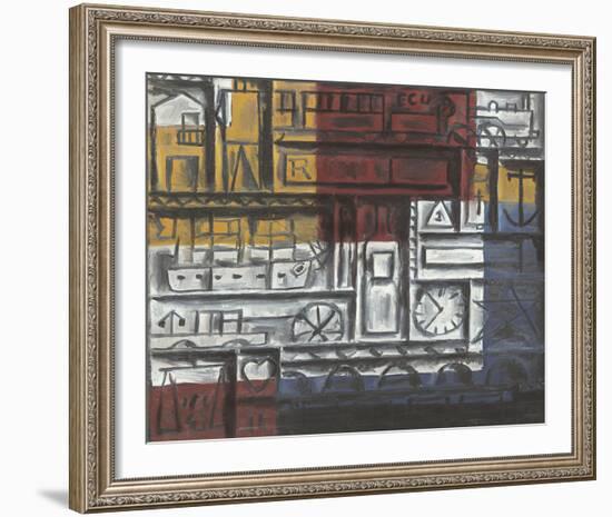 Composicion Constructiva-Joaquin Torres-Garcia-Framed Giclee Print