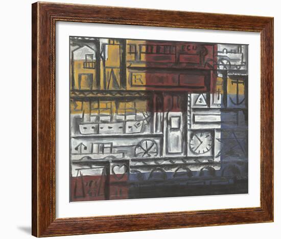 Composicion Constructiva-Joaquin Torres-Garcia-Framed Giclee Print