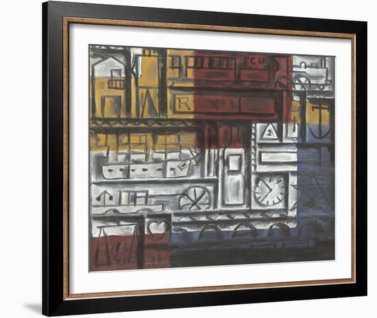 Composicion Constructiva-Joaquin Torres-Garcia-Framed Giclee Print