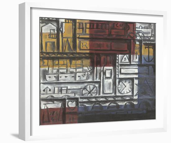 Composicion Constructiva-Joaquin Torres-Garcia-Framed Giclee Print