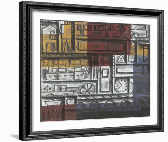 Composicion Constructiva-Joaquin Torres-Garcia-Framed Giclee Print