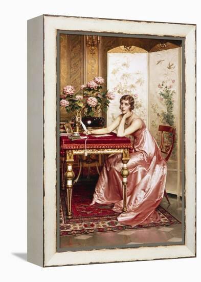 Composing a Letter-Joseph Frederic Soulacroix-Framed Premier Image Canvas