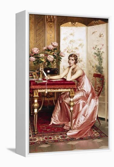 Composing a Letter-Joseph Frederic Soulacroix-Framed Premier Image Canvas