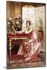 Composing a Letter-Joseph Frederic Soulacroix-Mounted Giclee Print