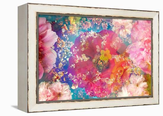 Composing of Blossoms and Branches in the Water-Alaya Gadeh-Framed Premier Image Canvas