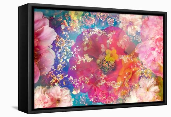 Composing of Blossoms and Branches in the Water-Alaya Gadeh-Framed Premier Image Canvas